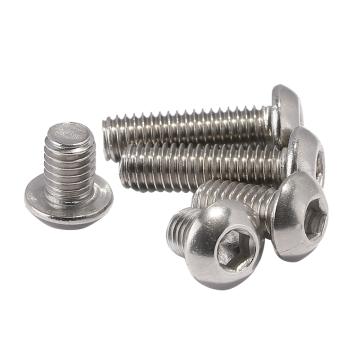 奧峰 ISO7380內(nèi)六角盤頭螺釘，M6-1.0X12，不銹鋼304，強度A2-70